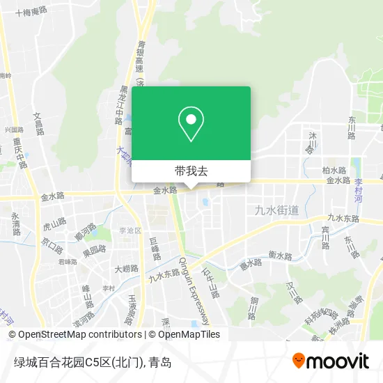 绿城百合花园C5区(北门)地图
