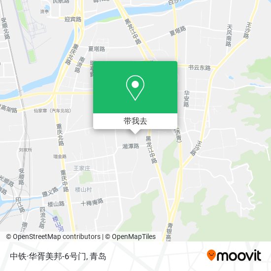中铁·华胥美邦-6号门地图