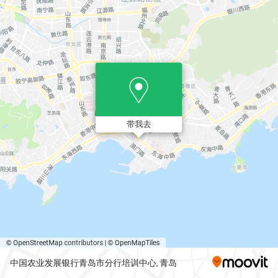 中国农业发展银行青岛市分行培训中心地图