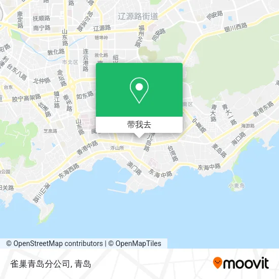 雀巢青岛分公司地图