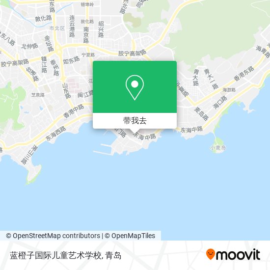 蓝橙子国际儿童艺术学校地图