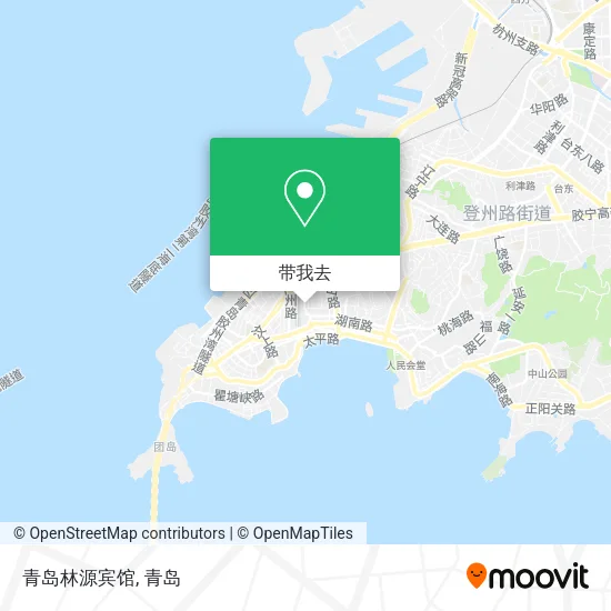 青岛林源宾馆地图