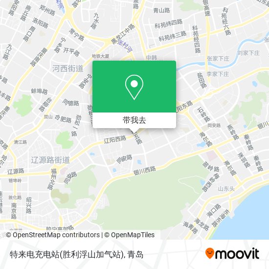 特来电充电站(胜利浮山加气站)地图