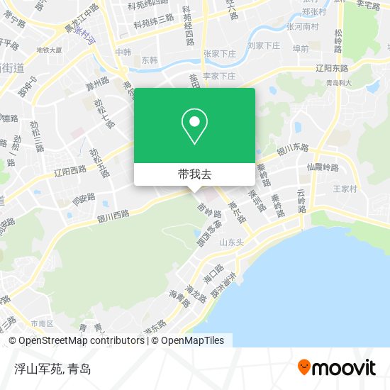 浮山军苑地图