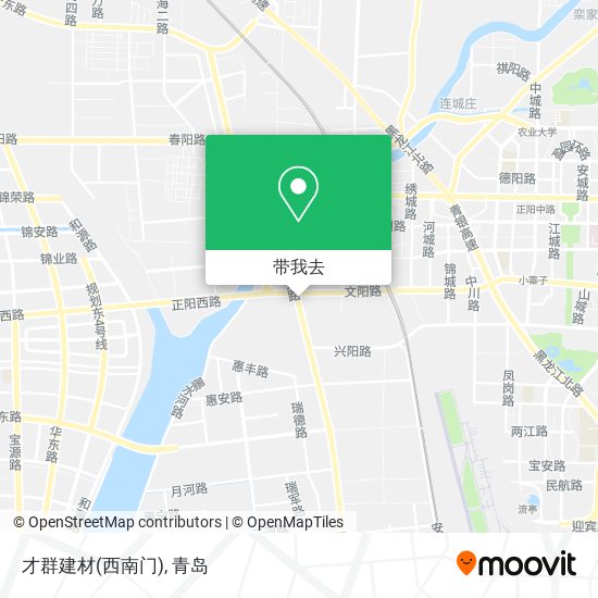 才群建材(西南门)地图