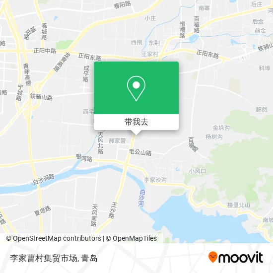 李家曹村集贸市场地图