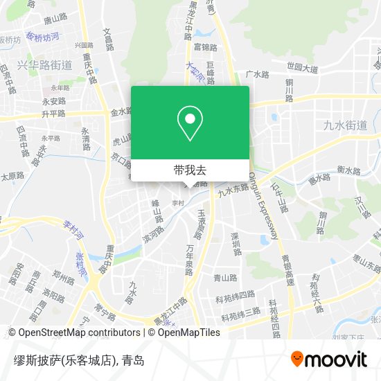 缪斯披萨(乐客城店)地图