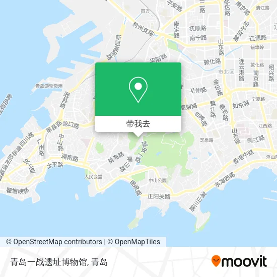 青岛一战遗址博物馆地图