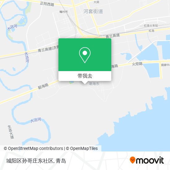 城阳区孙哥庄东社区地图