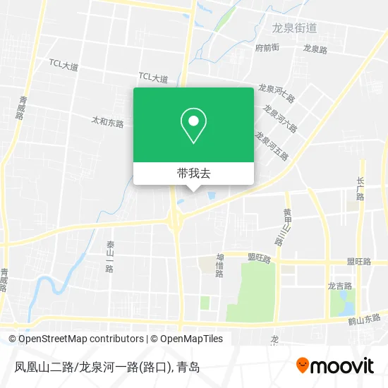 凤凰山二路/龙泉河一路(路口)地图