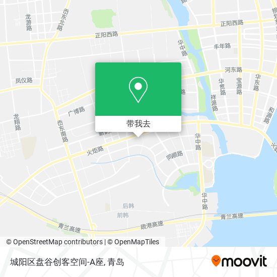 城阳区盘谷创客空间-A座地图