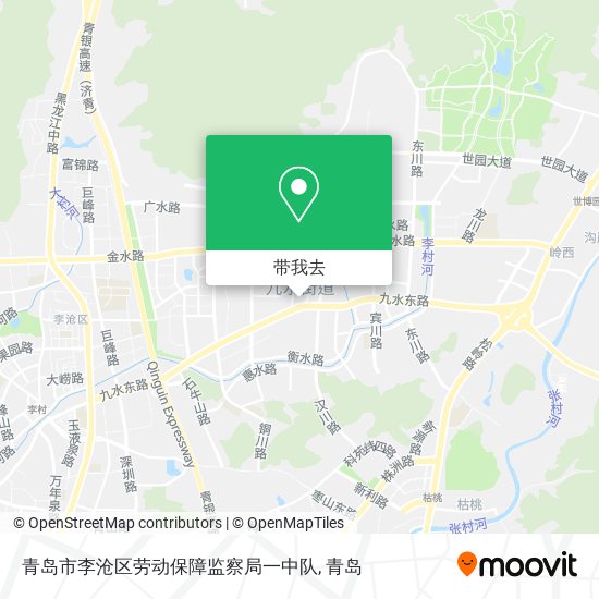 青岛市李沧区劳动保障监察局一中队地图