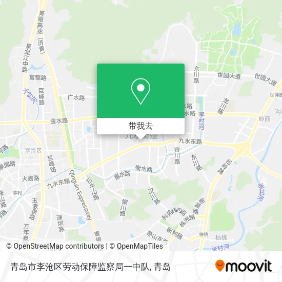 青岛市李沧区劳动保障监察局一中队地图