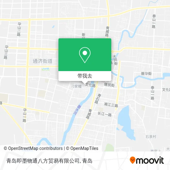 青岛即墨物通八方贸易有限公司地图