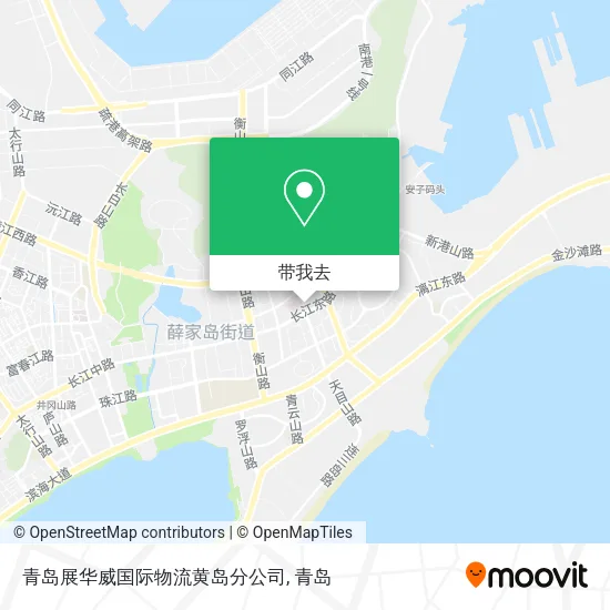 青岛展华威国际物流黄岛分公司地图