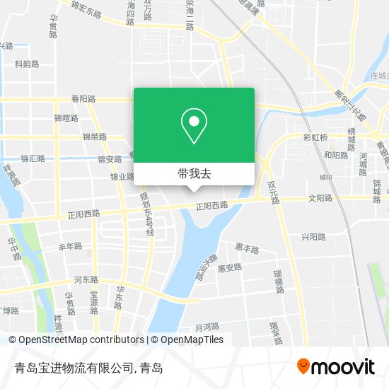 青岛宝进物流有限公司地图