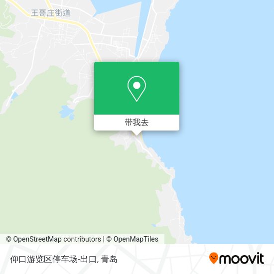 仰口游览区停车场-出口地图