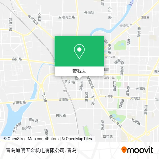 青岛通明五金机电有限公司地图