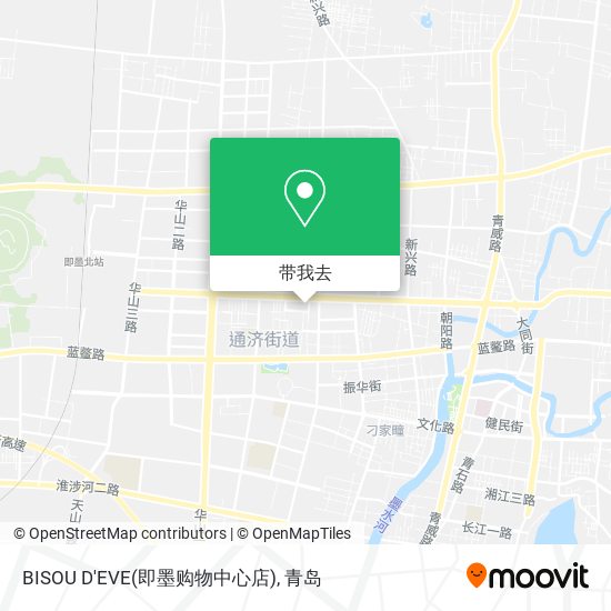 BISOU D'EVE(即墨购物中心店)地图