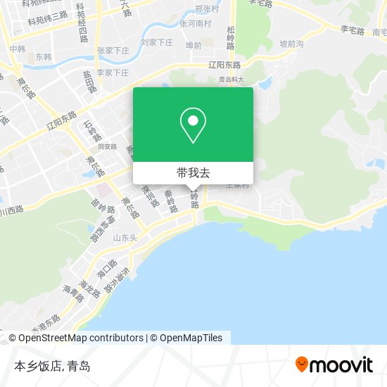 本乡饭店地图