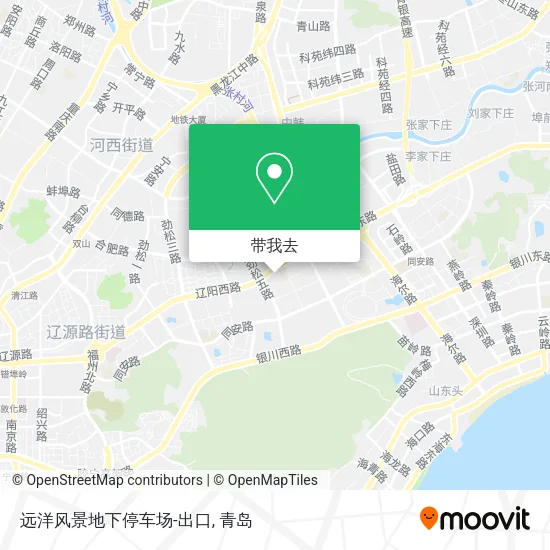 远洋风景地下停车场-出口地图