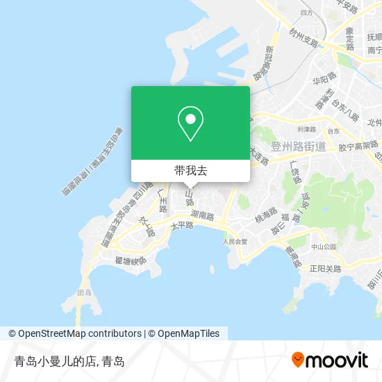 青岛小曼儿的店地图