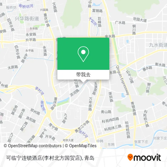 可临宁连锁酒店(李村北方国贸店)地图