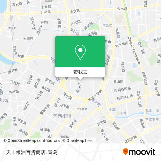 天丰粮油百货商店地图