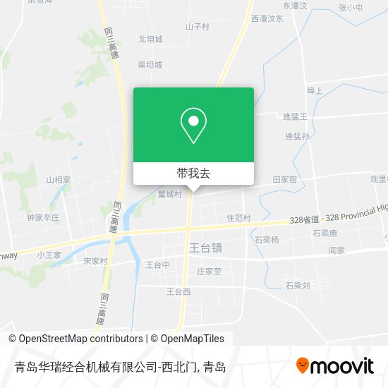 青岛华瑞经合机械有限公司-西北门地图