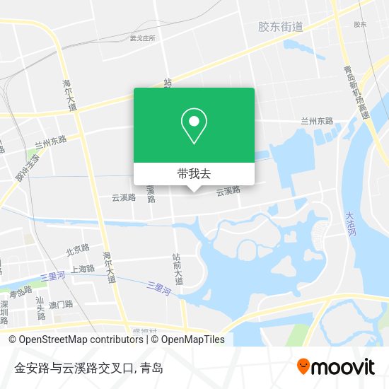 金安路与云溪路交叉口地图