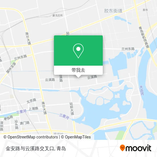 金安路与云溪路交叉口地图