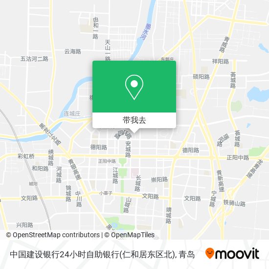 中国建设银行24小时自助银行(仁和居东区北)地图