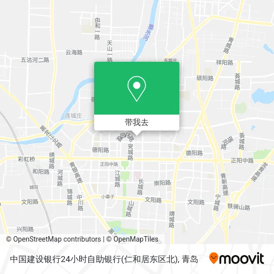 中国建设银行24小时自助银行(仁和居东区北)地图