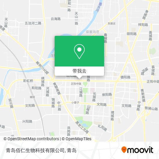 青岛佰仁生物科技有限公司地图