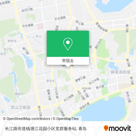 长江路街道钱塘江花园小区党群服务站地图