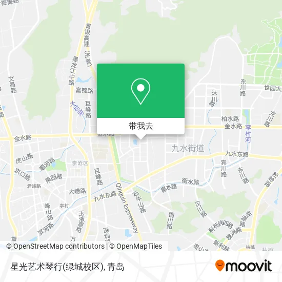 星光艺术琴行(绿城校区)地图