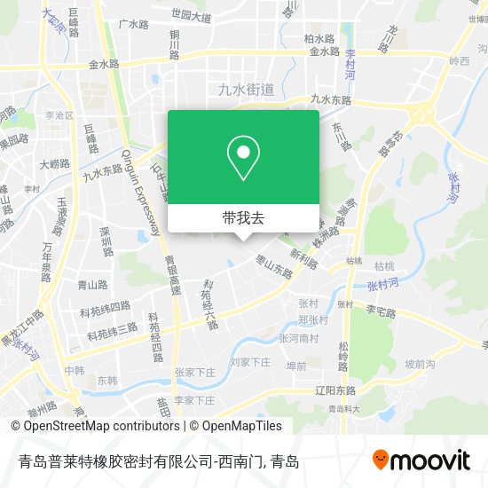 青岛普莱特橡胶密封有限公司-西南门地图