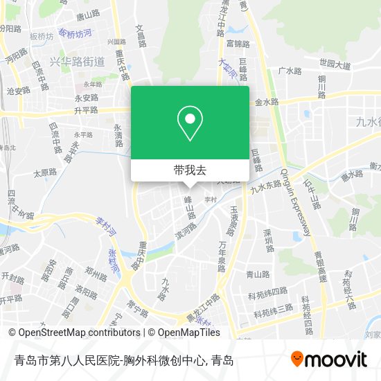 青岛市第八人民医院-胸外科微创中心地图