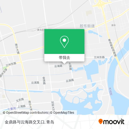 金鼎路与云海路交叉口地图