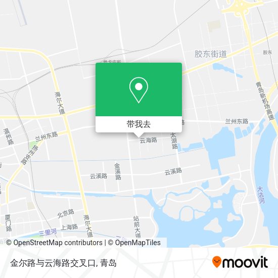 金尔路与云海路交叉口地图