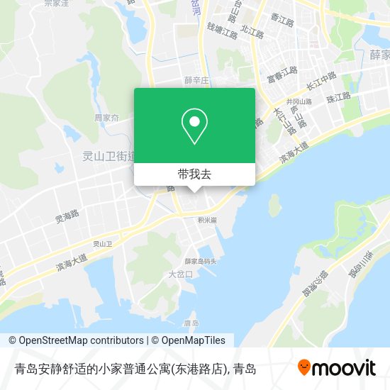 青岛安静舒适的小家普通公寓(东港路店)地图