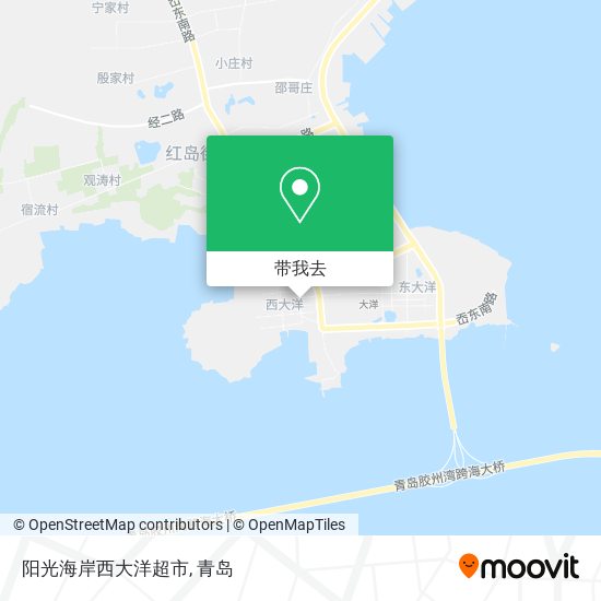 阳光海岸西大洋超市地图