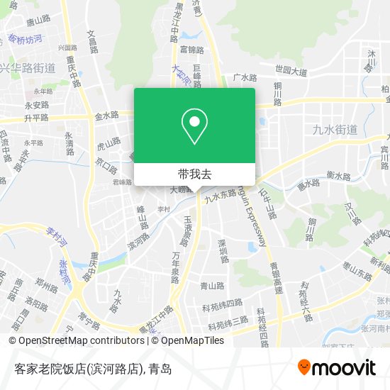 客家老院饭店(滨河路店)地图