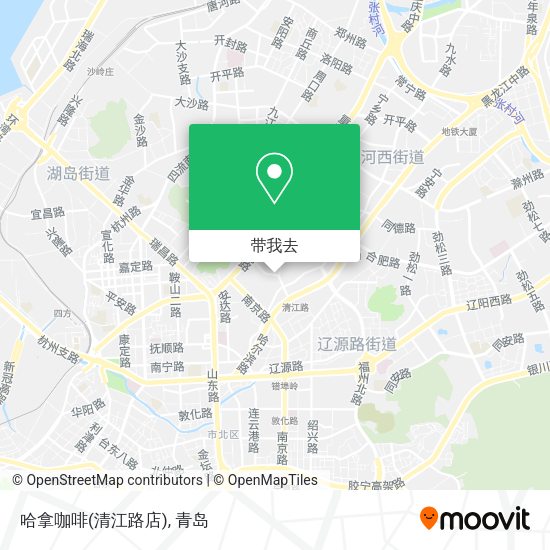 哈拿咖啡(清江路店)地图