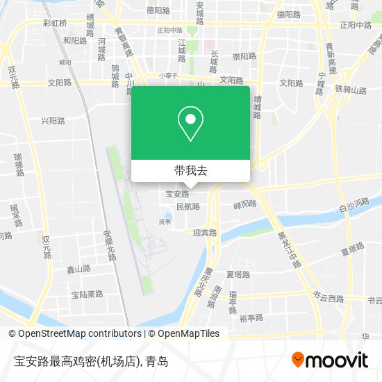 宝安路最高鸡密(机场店)地图