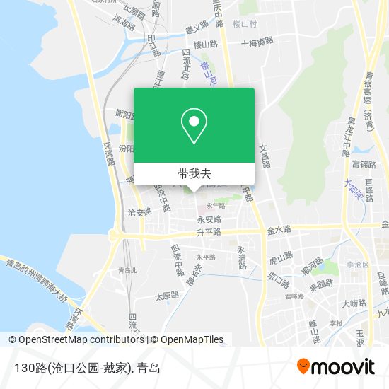 130路(沧口公园-戴家)地图