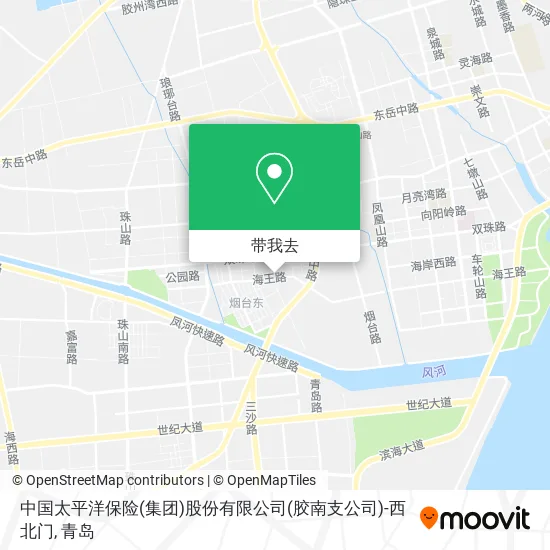 中国太平洋保险(集团)股份有限公司(胶南支公司)-西北门地图
