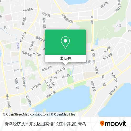 青岛经济技术开发区迎宾馆(长江中路店)地图