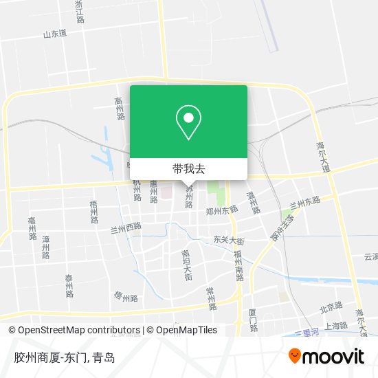 胶州商厦-东门地图