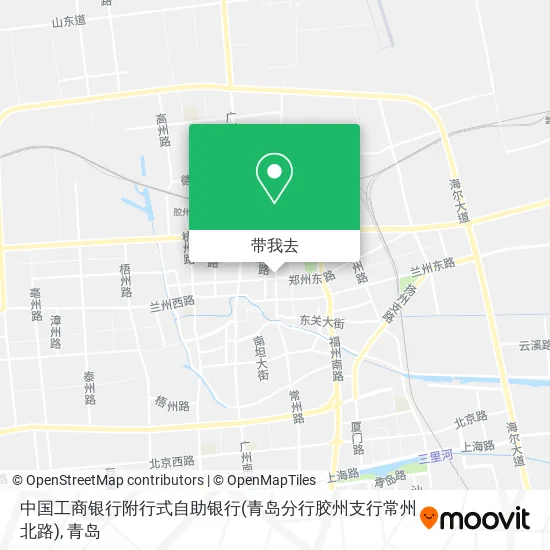 中国工商银行附行式自助银行(青岛分行胶州支行常州北路)地图